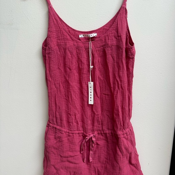 NWT Xirena Muslin Gauze Sleeveless Romper Dress Shorts - Picture 1 of 7
